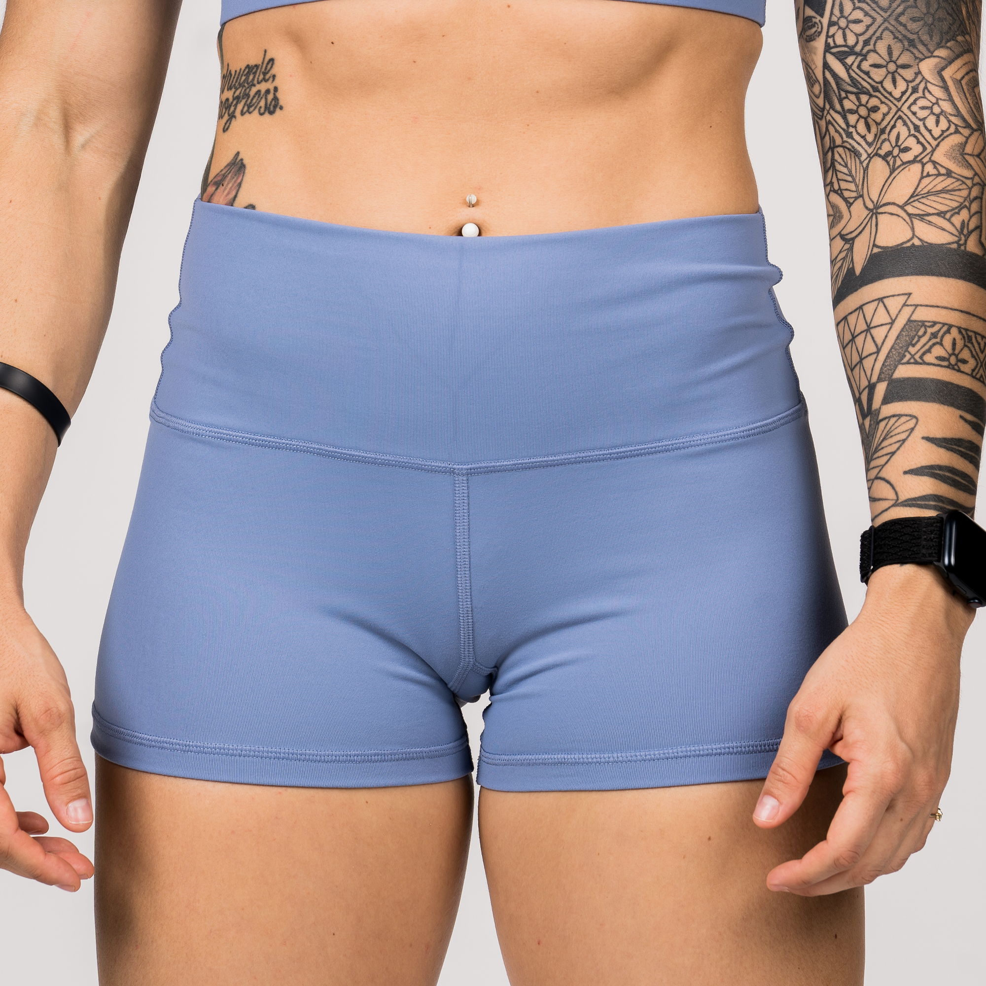 Release Date April 22nd - NEW  High Waist Periwinkle Blue - Savage Barbell Apparel