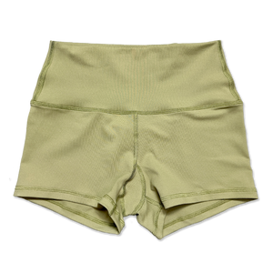 High Waist Booty Shorts - Army - Savage Barbell Apparel