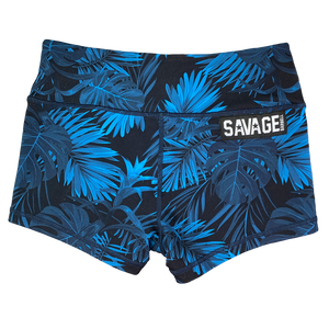 Booty Shorts - Maui Nights - Savage Barbell Apparel