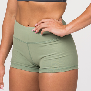 Classic Booty Shorts - Moss - Savage Barbell Apparel