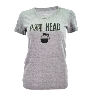 Women's T-Shirt - Pot Head - Savage Barbell Apparel