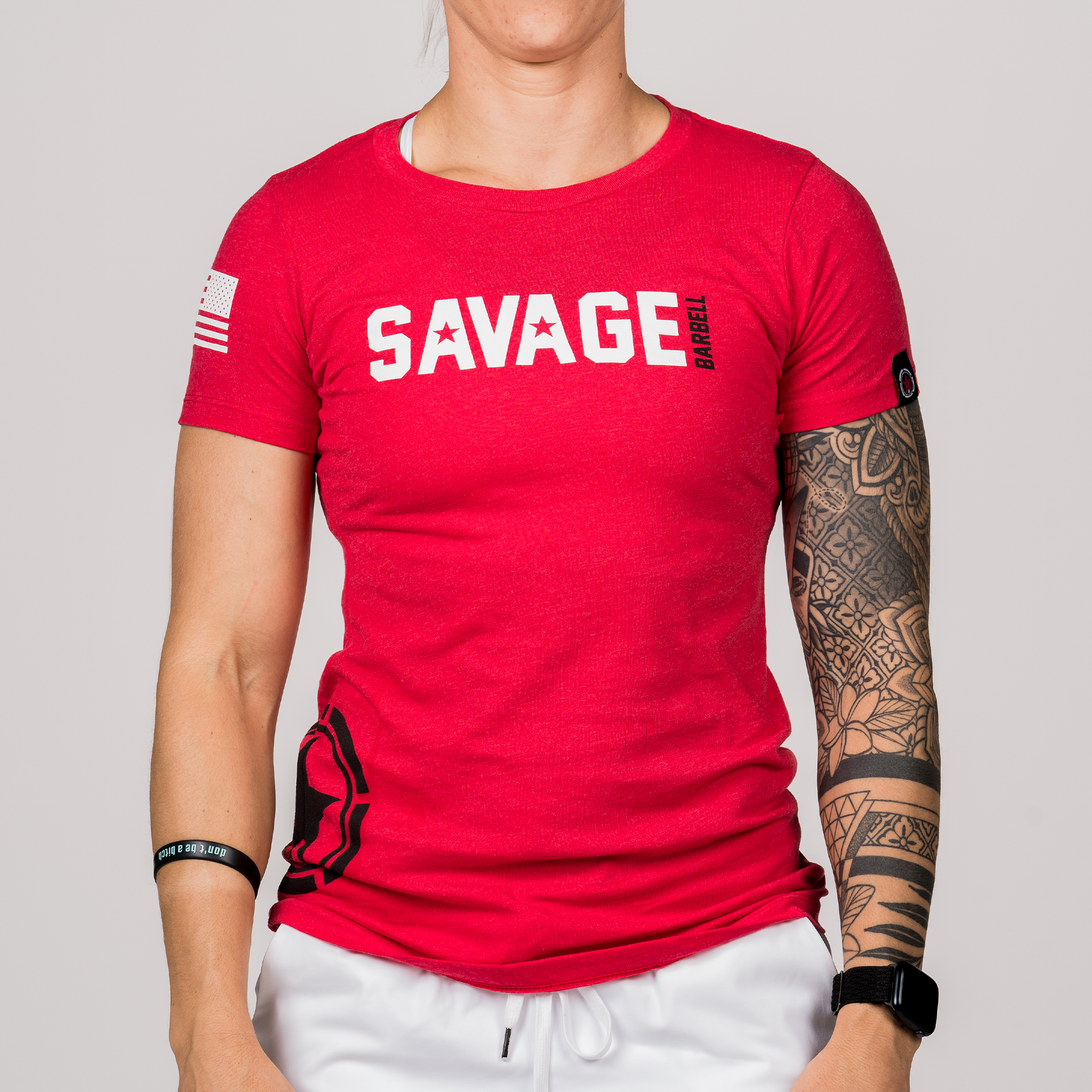 Women's T-Shirt - Hip Star - Savage Barbell Apparel