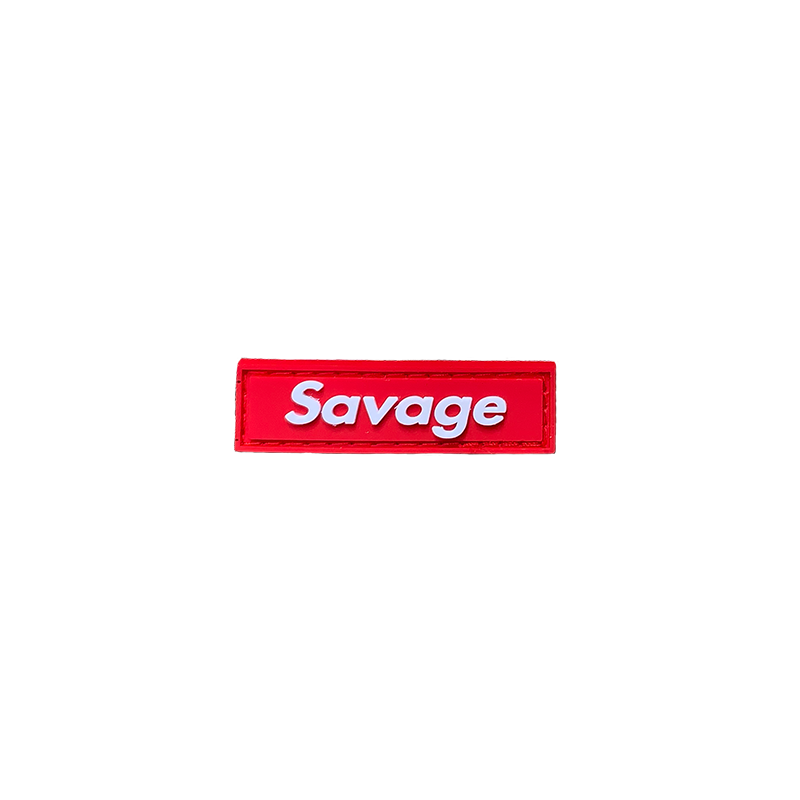 Savage Patch - Mini Red Box - Savage Barbell Apparel