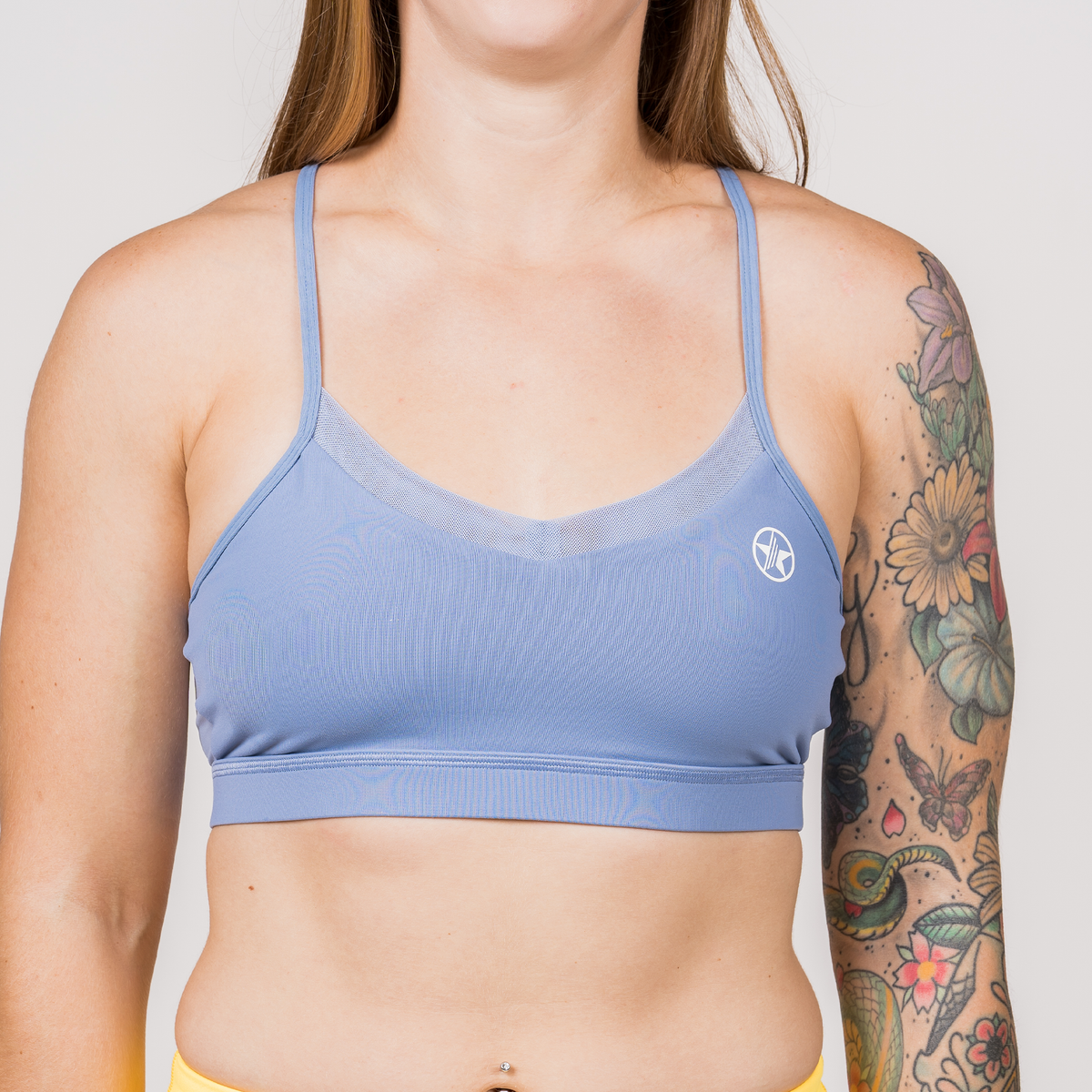 Avia NWT Molded Racer Sports Bra XL Periwinkle Blue Pastel Racerback - $15  New With Tags - From August