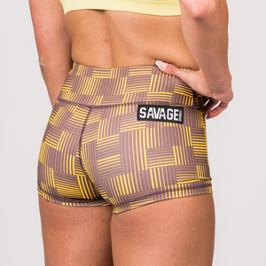 Booty Shorts - Basket Case - Savage Barbell Apparel
