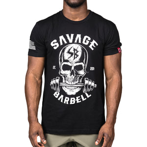 Mens T-Shirt - Bite Me - Black - Savage Barbell Apparel