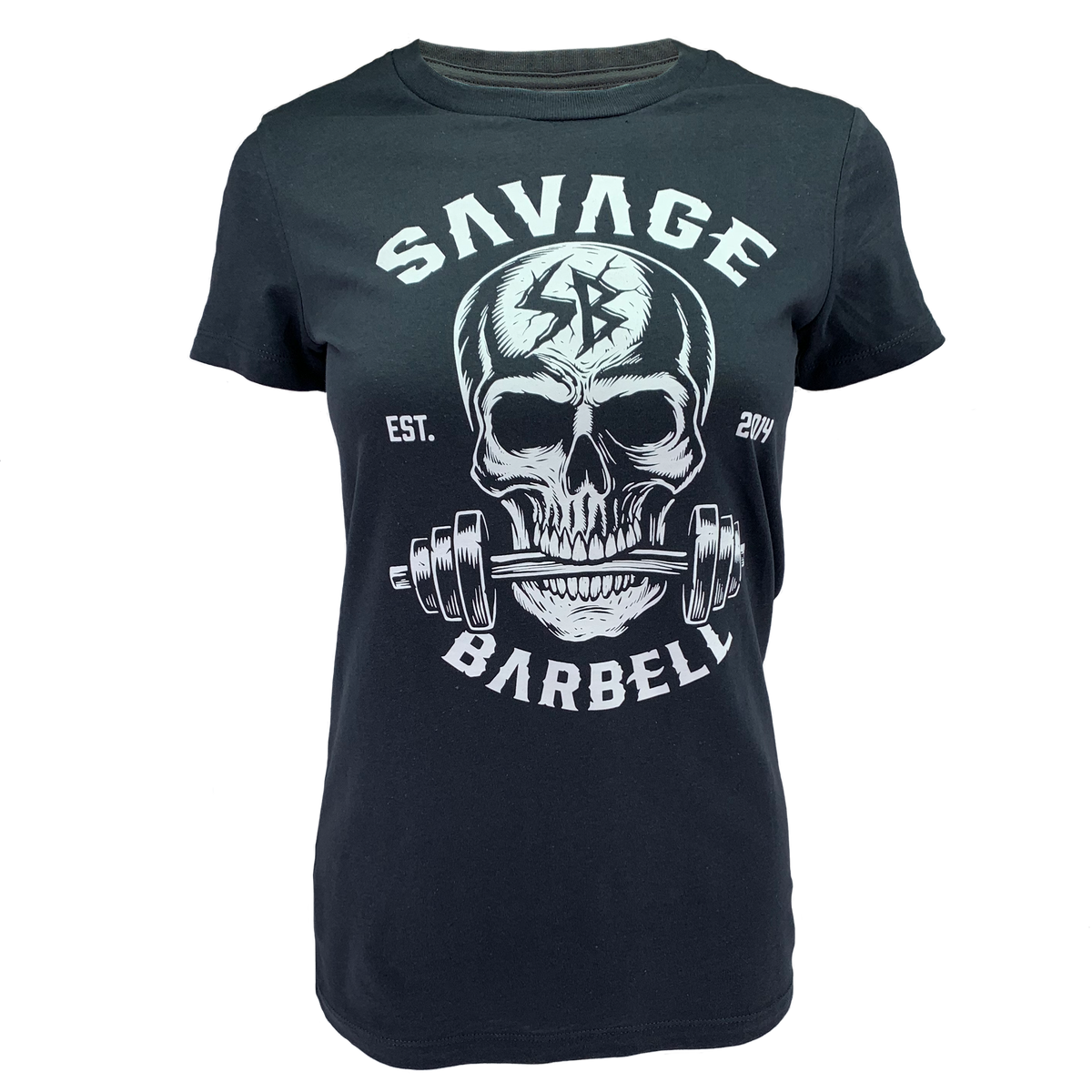 Women's T-Shirt - Bite Me - Dark Grey - Savage Barbell Apparel