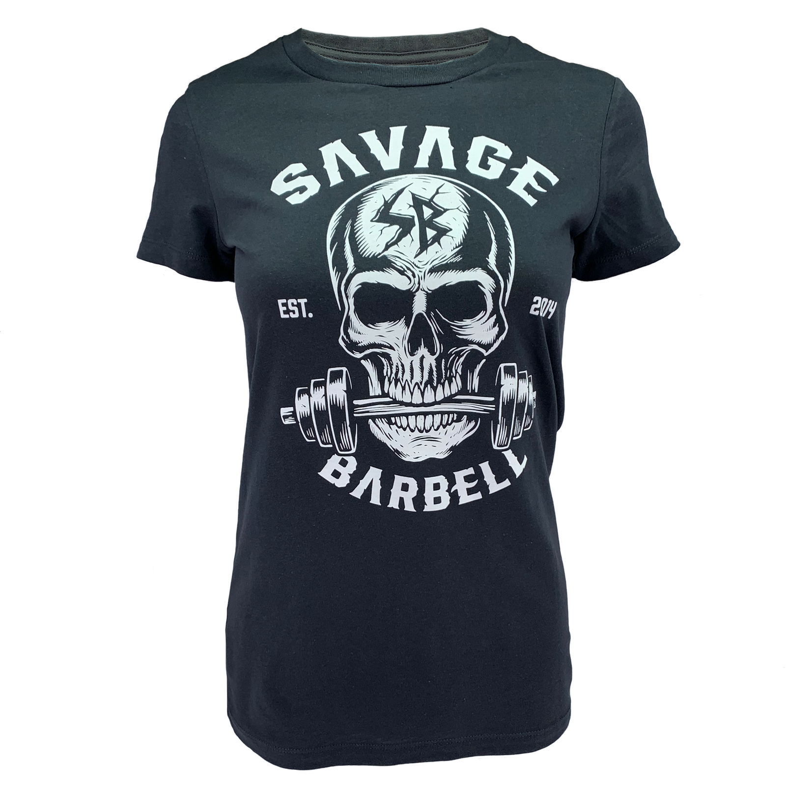 Women's T-Shirt - Bite Me - Dark Grey - Savage Barbell Apparel