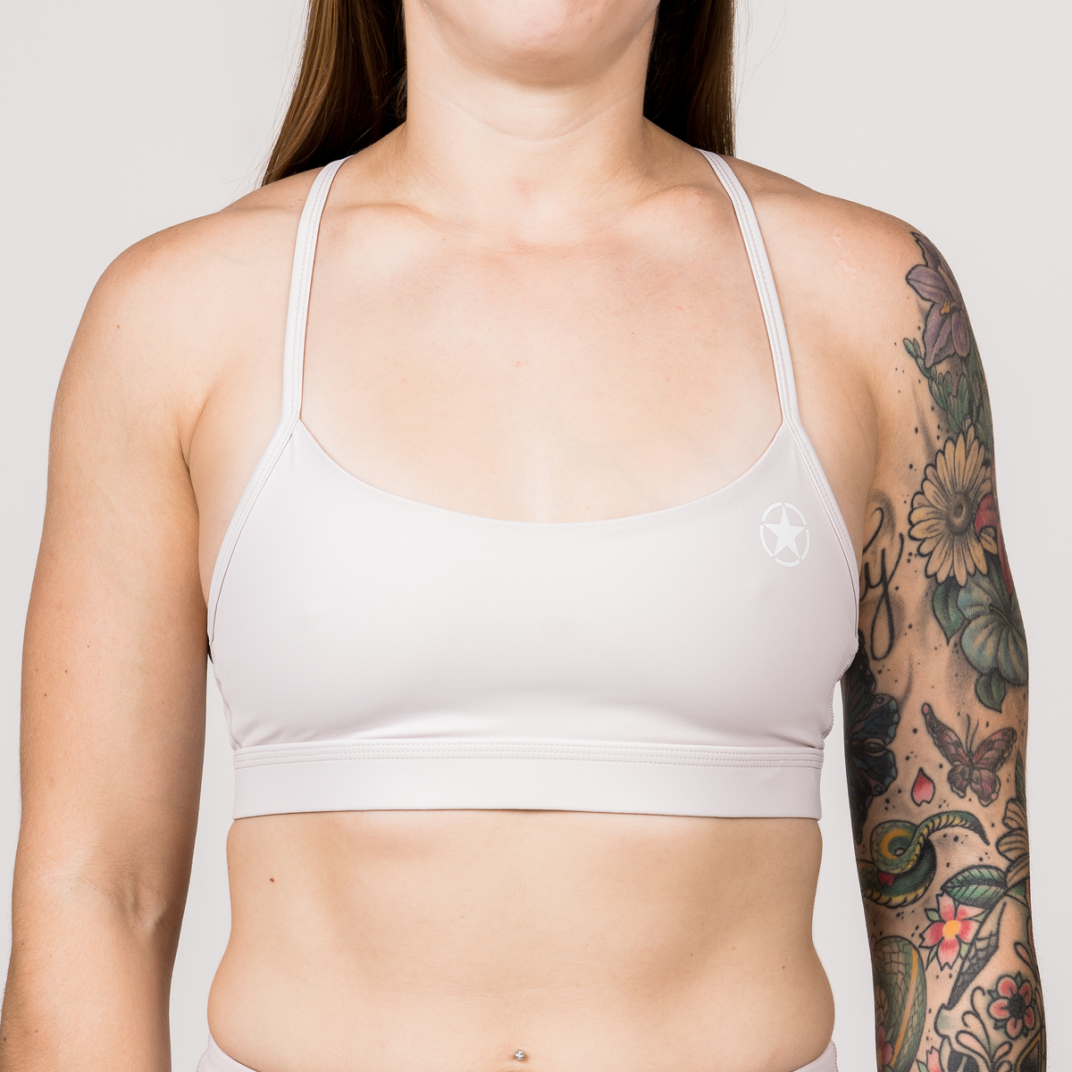 Sports Bra - 2-Strap Low Cut - Clay - Savage Barbell Apparel