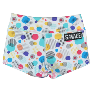 Booty Shorts - Dots - Savage Barbell Apparel
