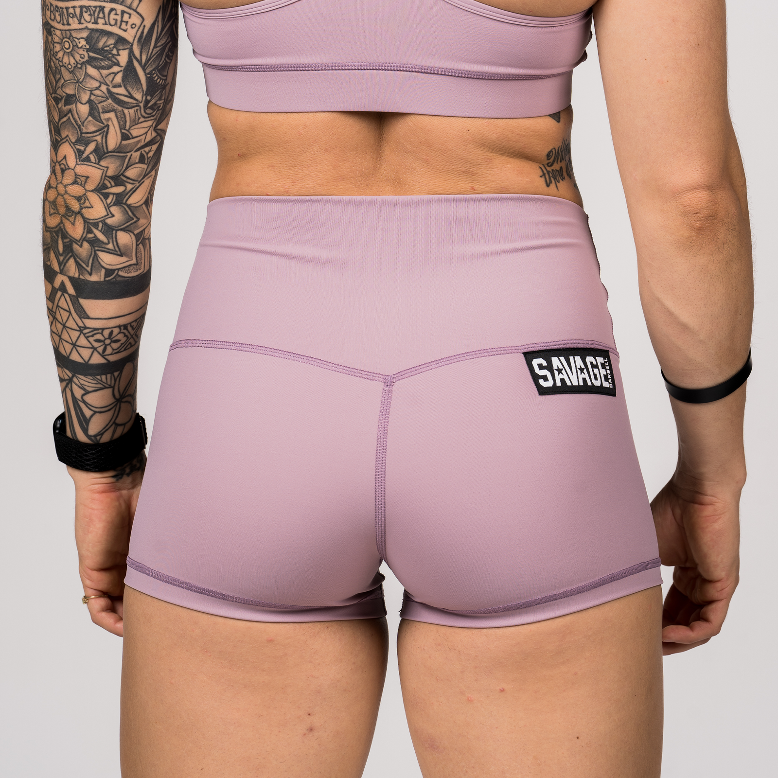 High Waist  Booty Shorts - Dusk - Savage Barbell Apparel