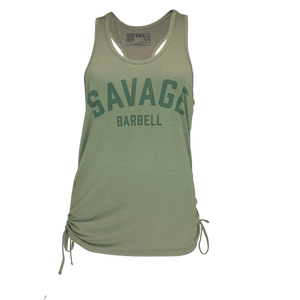 Women's Cinch Side-Tie Tank - Savage Barbell Apparel