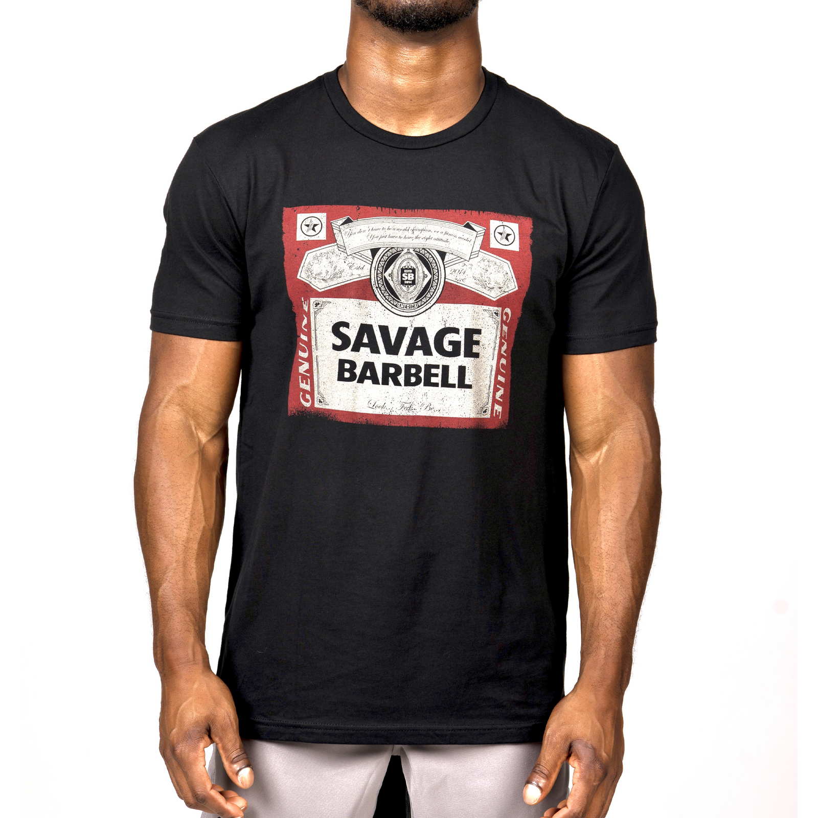 Men's T-Shirt - Genuine Savage - Savage Barbell Apparel