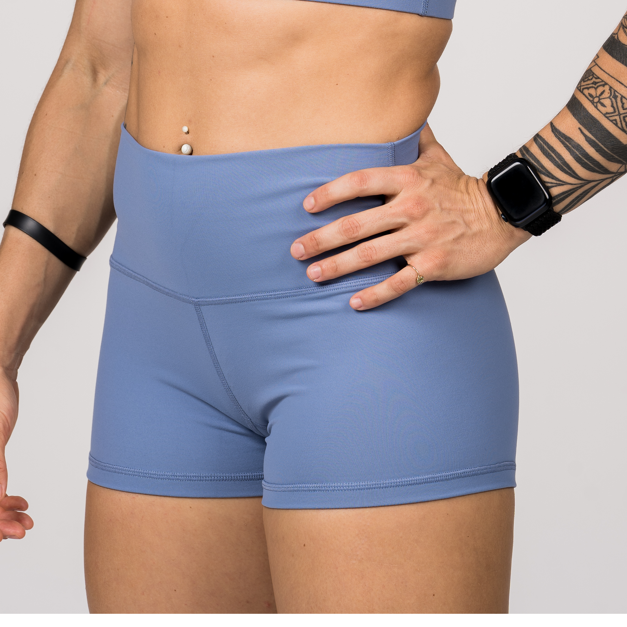 Viper Low Rise Booty Shorts - Royal Blue - Savage Barbell Apparel