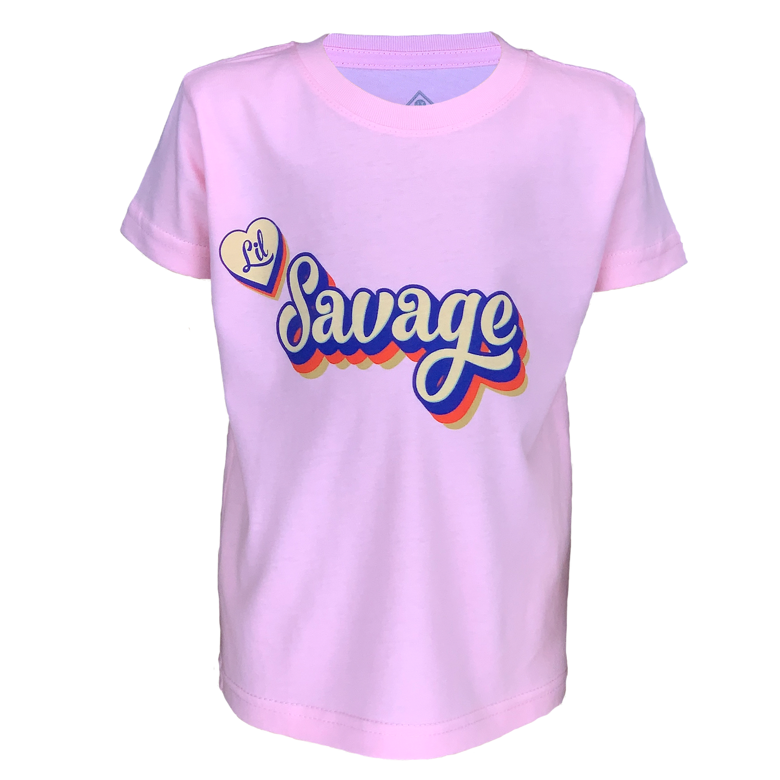 Kids Tee - Heart - Pink - Savage Barbell Apparel
