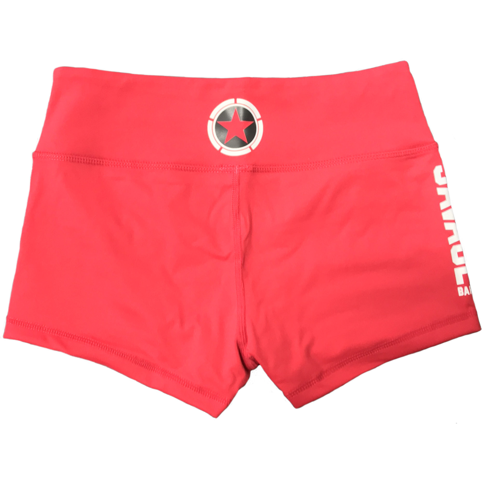 Booty Shorts - Red - Savage Barbell Apparel
