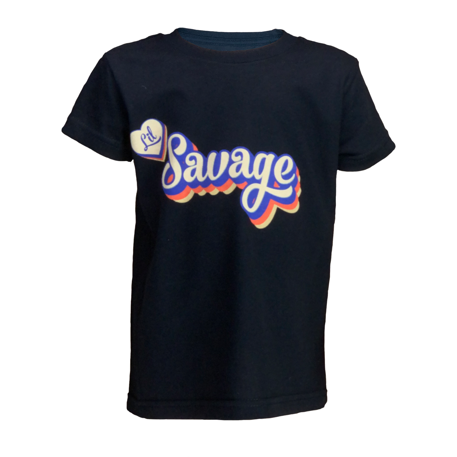Kids Tee - Heart - Black - Savage Barbell Apparel