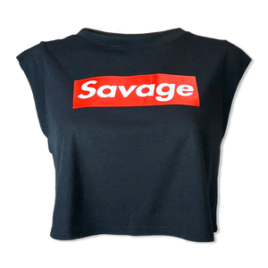 Women's Crop-T / Look Feel Be ~ Limited Edition - Savage Barbell Apparel