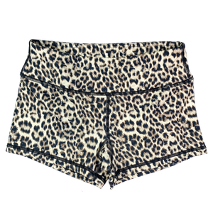 Booty Shorts - Leopard - Savage Barbell Apparel