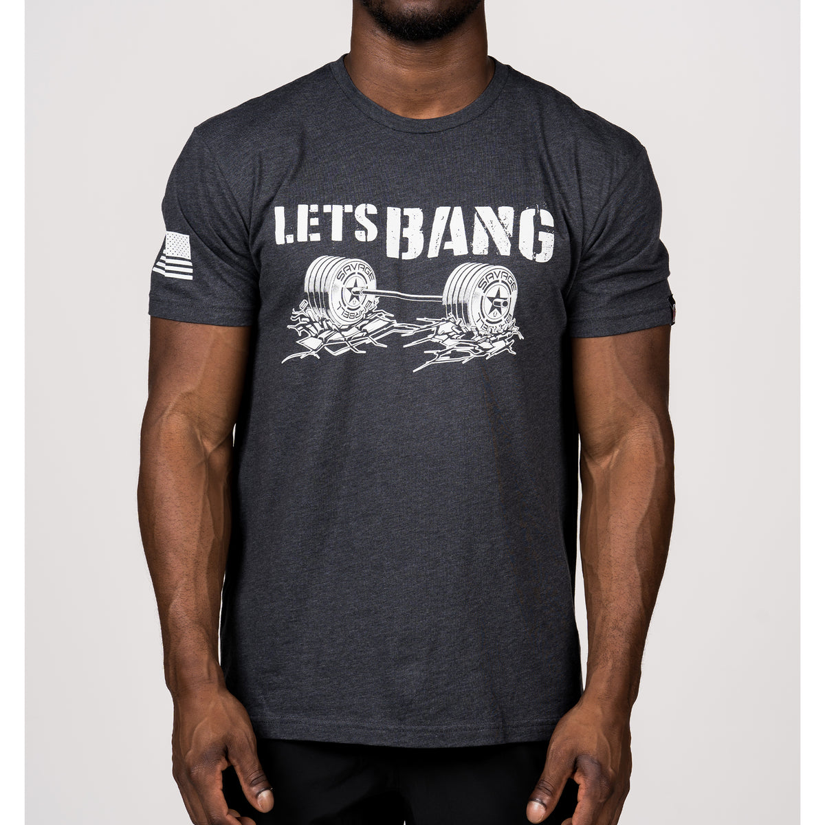 Men's T-shirt - Let's Bang - Savage Barbell Apparel