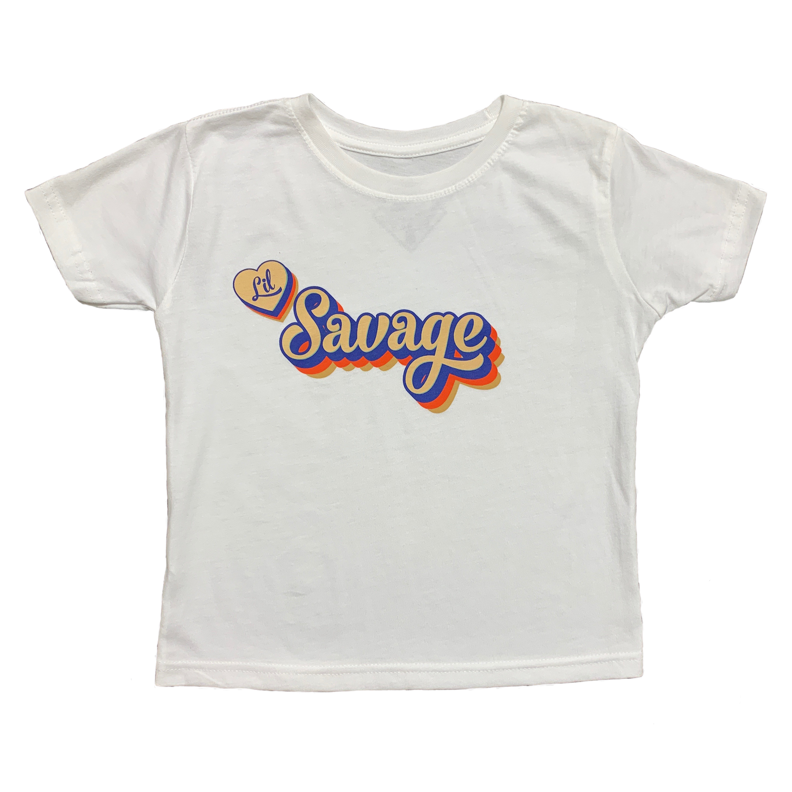 LiL Savage - Heart- White - Savage Barbell Apparel