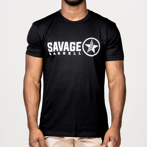 Mens T-Shirt - Look Feel Be - Black - Savage Barbell Apparel