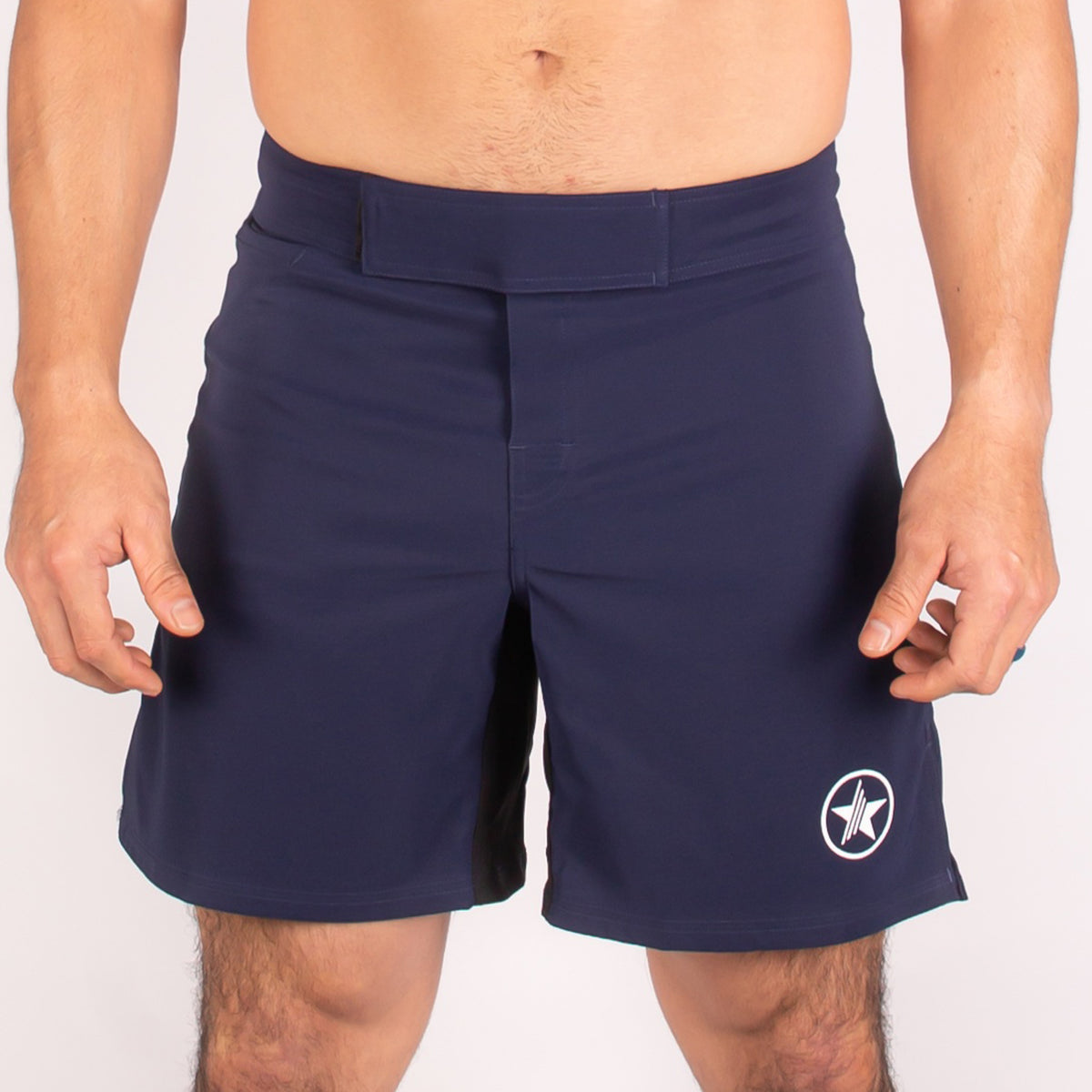 Men's Shorts - Melee Fight Shorts - Navy - Savage Barbell Apparel