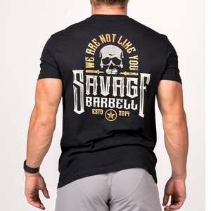 Men's T-Shirt - Not Like You - Savage Barbell Apparel