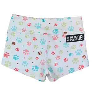 Booty Shorts - Paws - Savage Barbell Apparel
