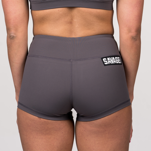 Classic Booty Shorts - Pepper - Savage Barbell Apparel
