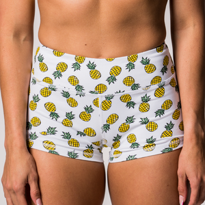 Booty Shorts - Pineapple Express - Savage Barbell Apparel