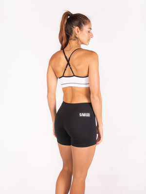 Booty Shorts - Black 5 1/2" Inseam - Savage Barbell Apparel
