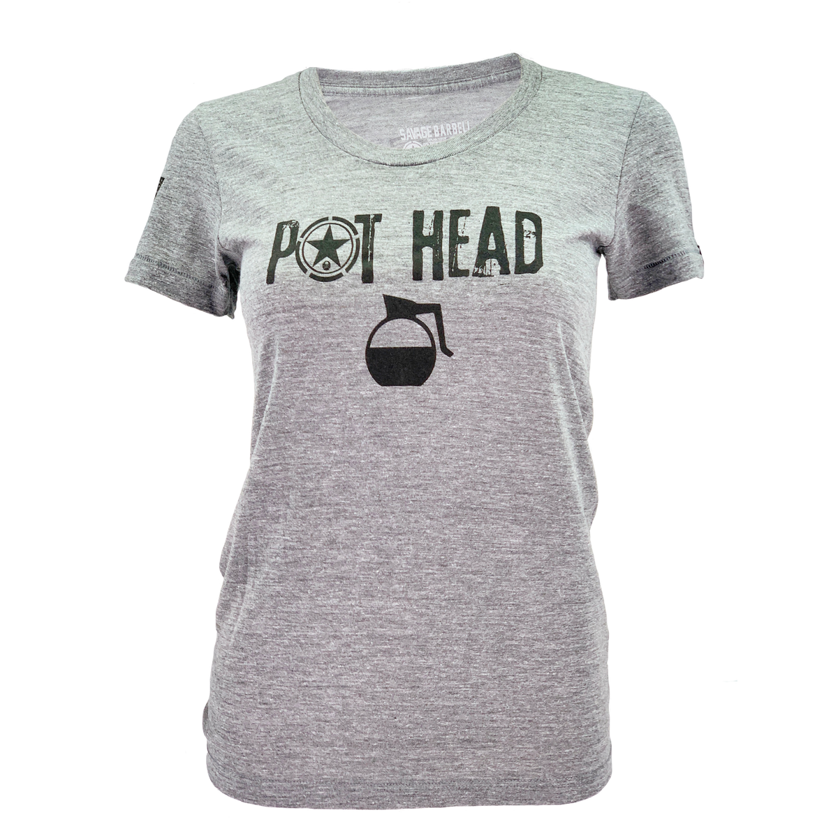 Women's T-Shirt - Pot Head - Savage Barbell Apparel