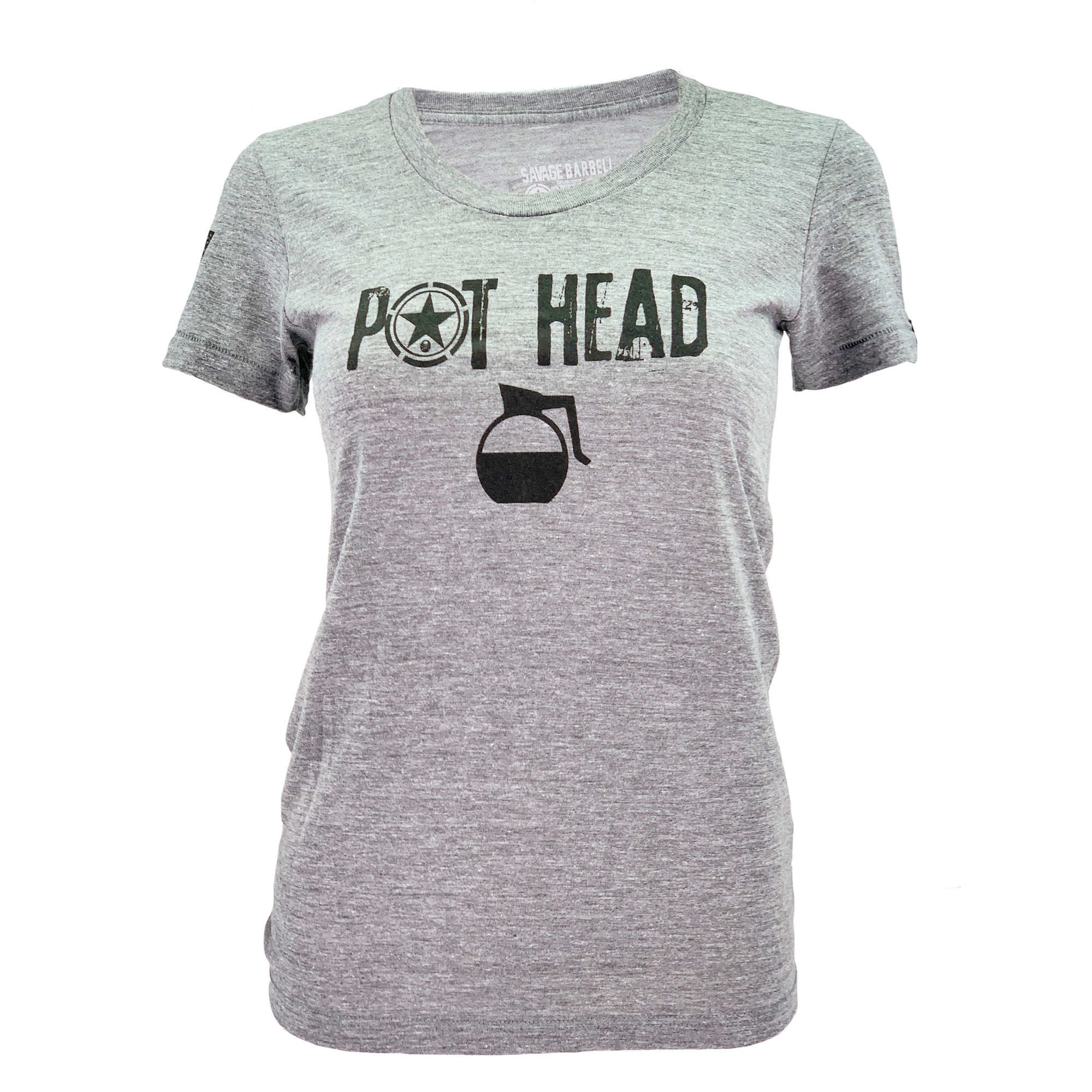 Women's T-Shirt - Pot Head - Savage Barbell Apparel