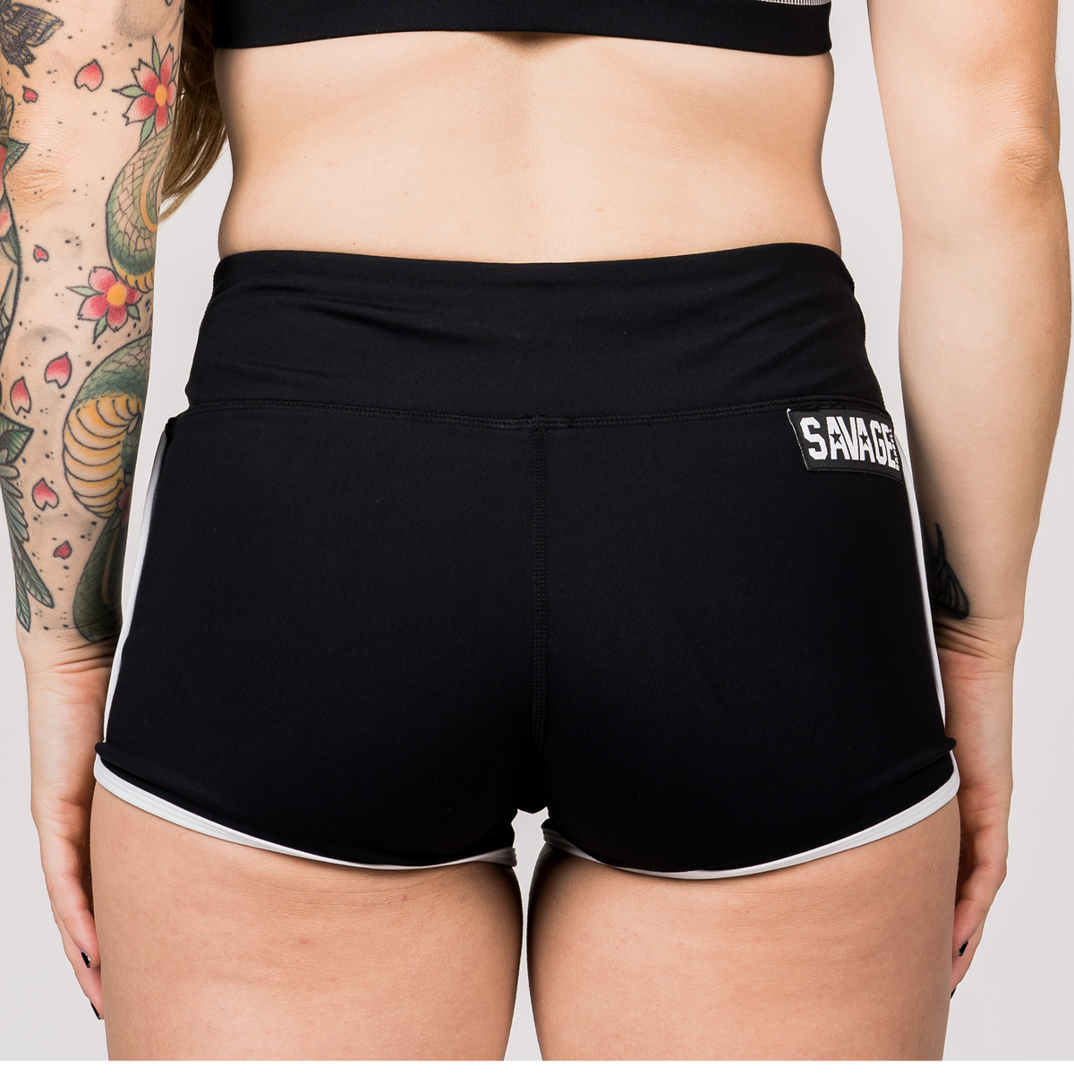 Forever Savage Booty Short in Black