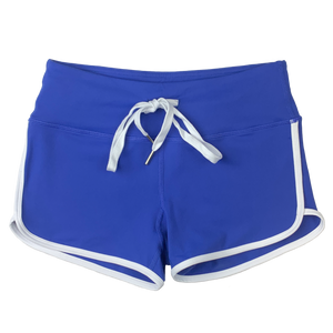 Varsity Booty Shorts - Royal Blue - Savage Barbell Apparel