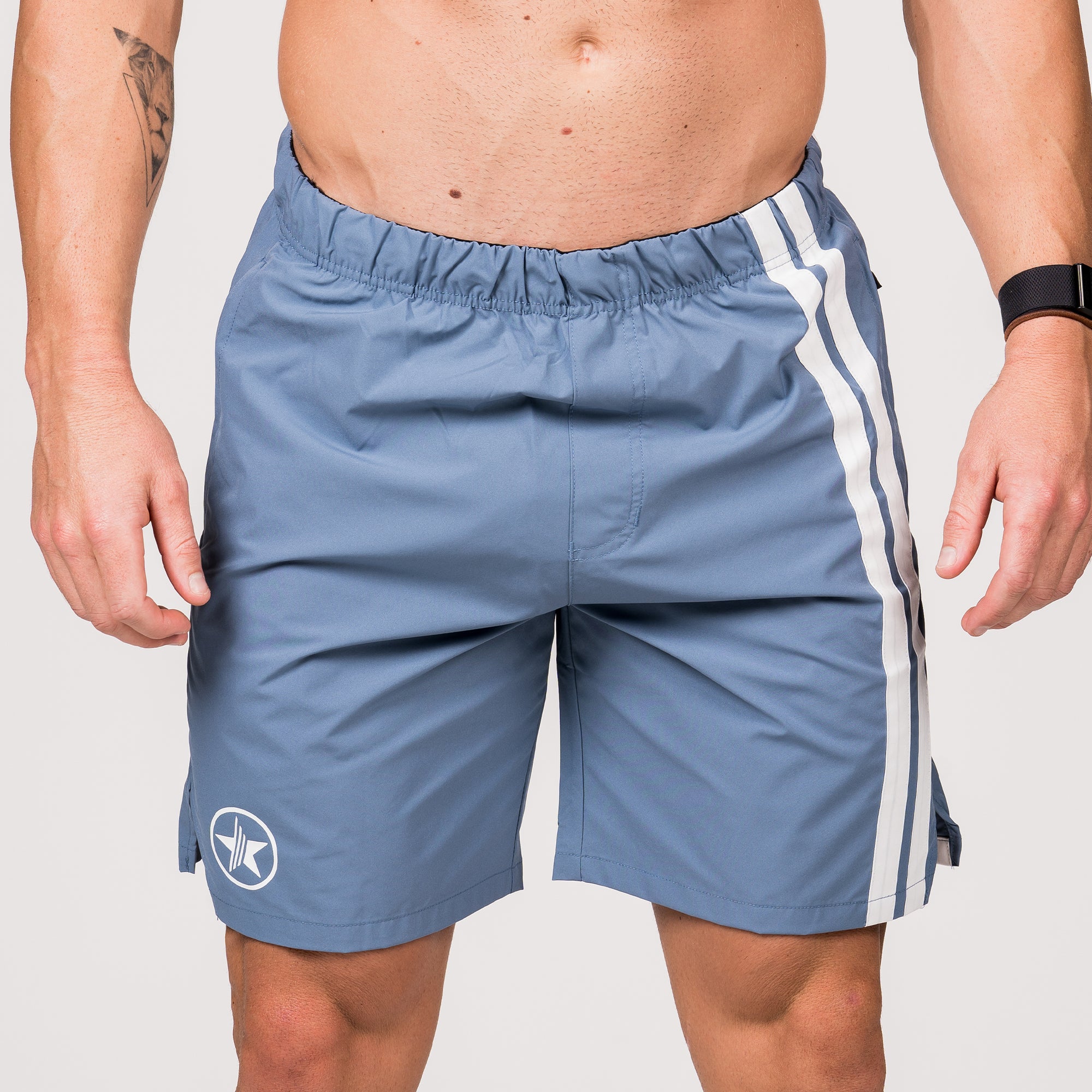 Men's Shorts - Viper - Blue Steel - Savage Barbell Apparel