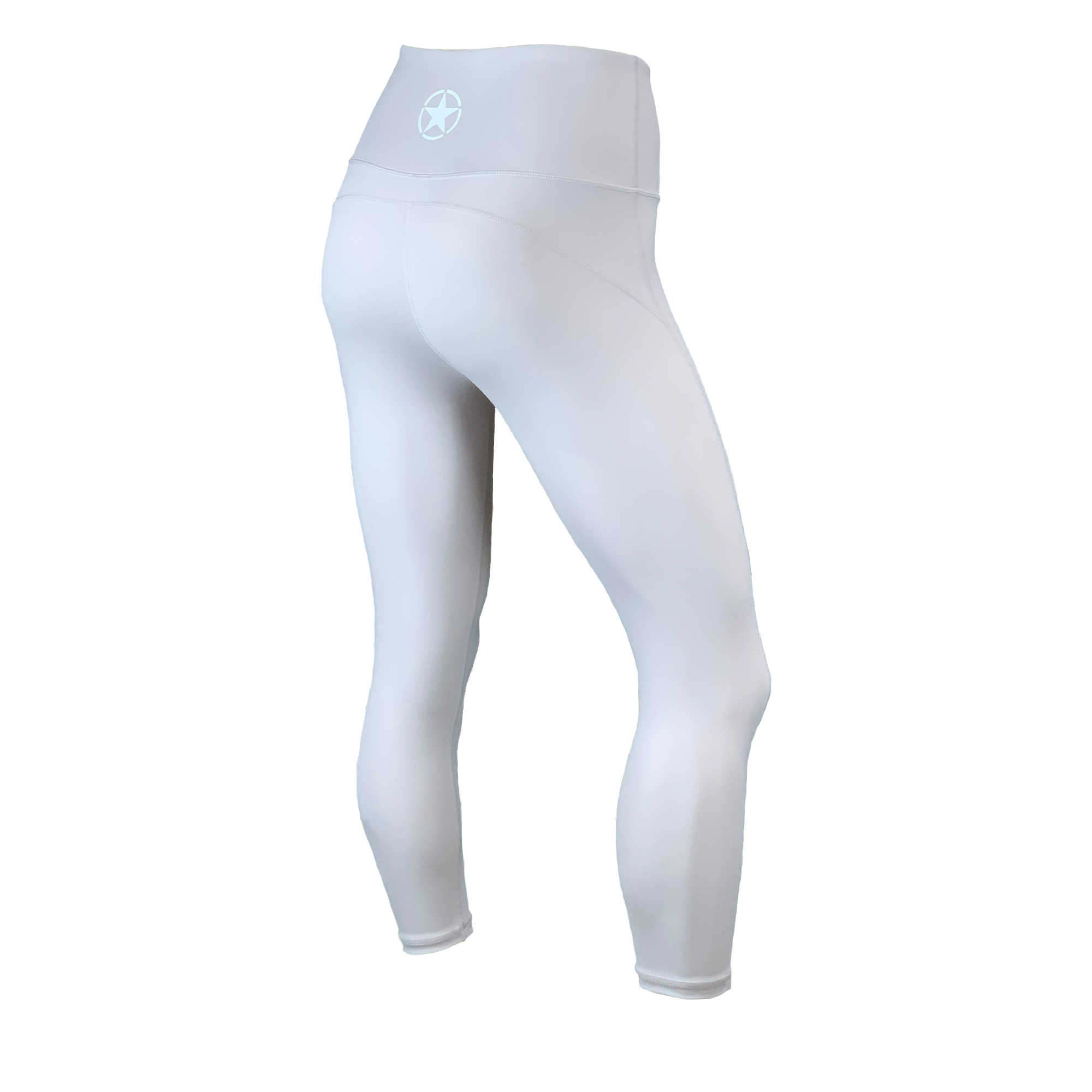 Solid White Capri Leggings w/ Pockets by ML&M – Boujee Brittany