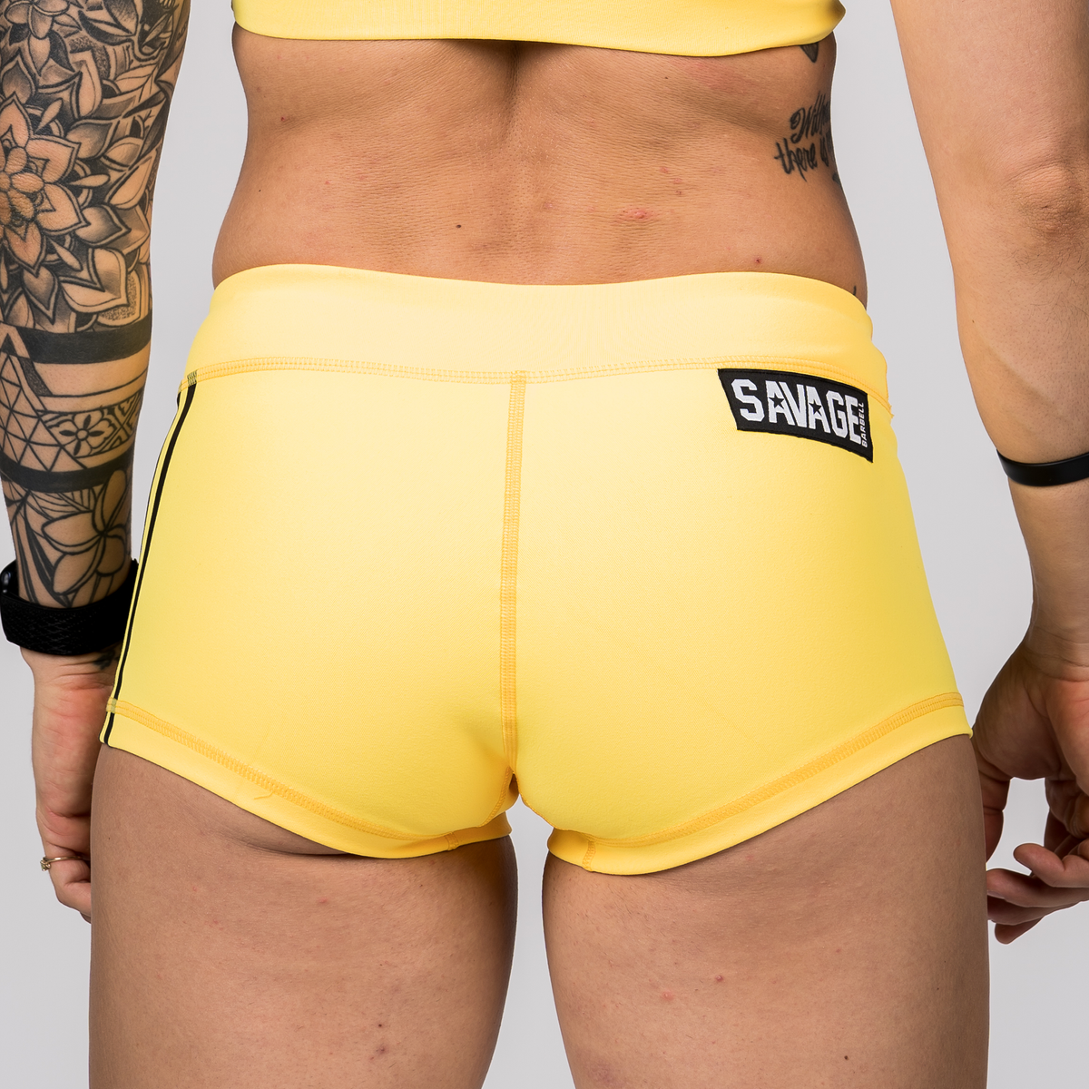 VIPER SQUAD Low Rise Booty Shorts - Savage Barbell Apparel