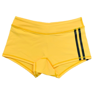 Viper Squad Booty Shorts - Yellow - Savage Barbell Apparel