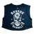 Sleeveless Crop T-Shirt - Bite Me - Savage Barbell Apparel