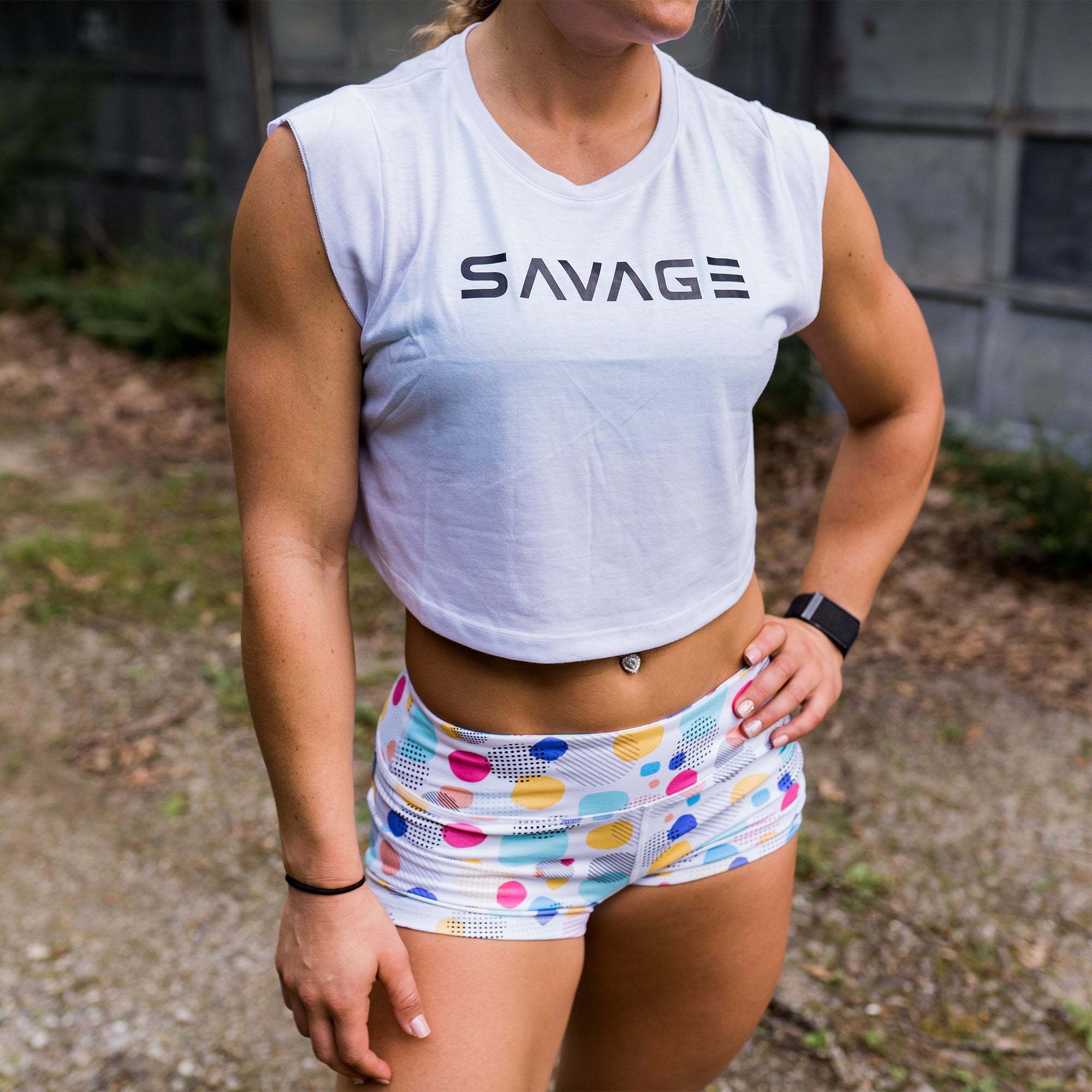 Booty Shorts - Clay - Savage Barbell Apparel