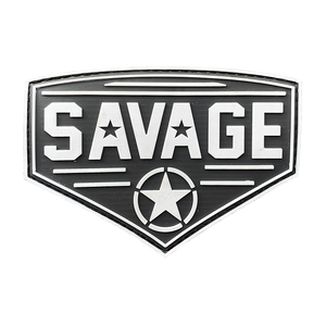 Savage Patch - Diamond - White Star - Savage Barbell Apparel