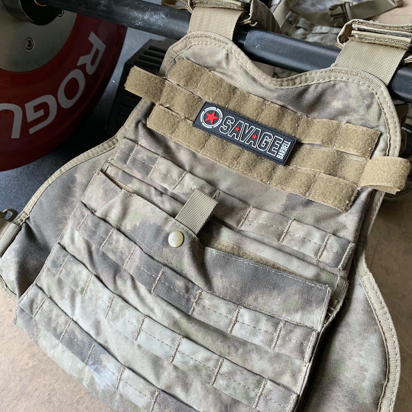 Savage Patch - Banner - Red Star - Savage Barbell Apparel