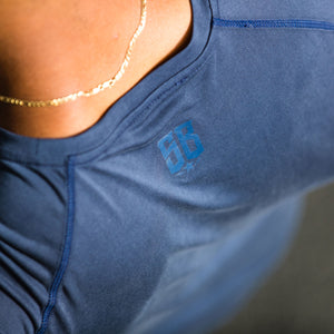 Stealth Performance - Scoop Bottom - Navy - Savage Barbell Apparel