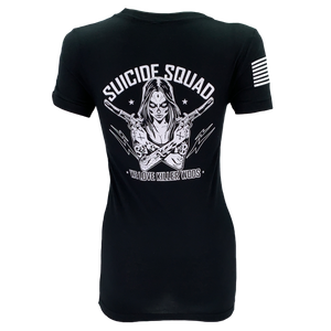 Women's T-Shirt - Suicide Squad - Black - Savage Barbell Apparel