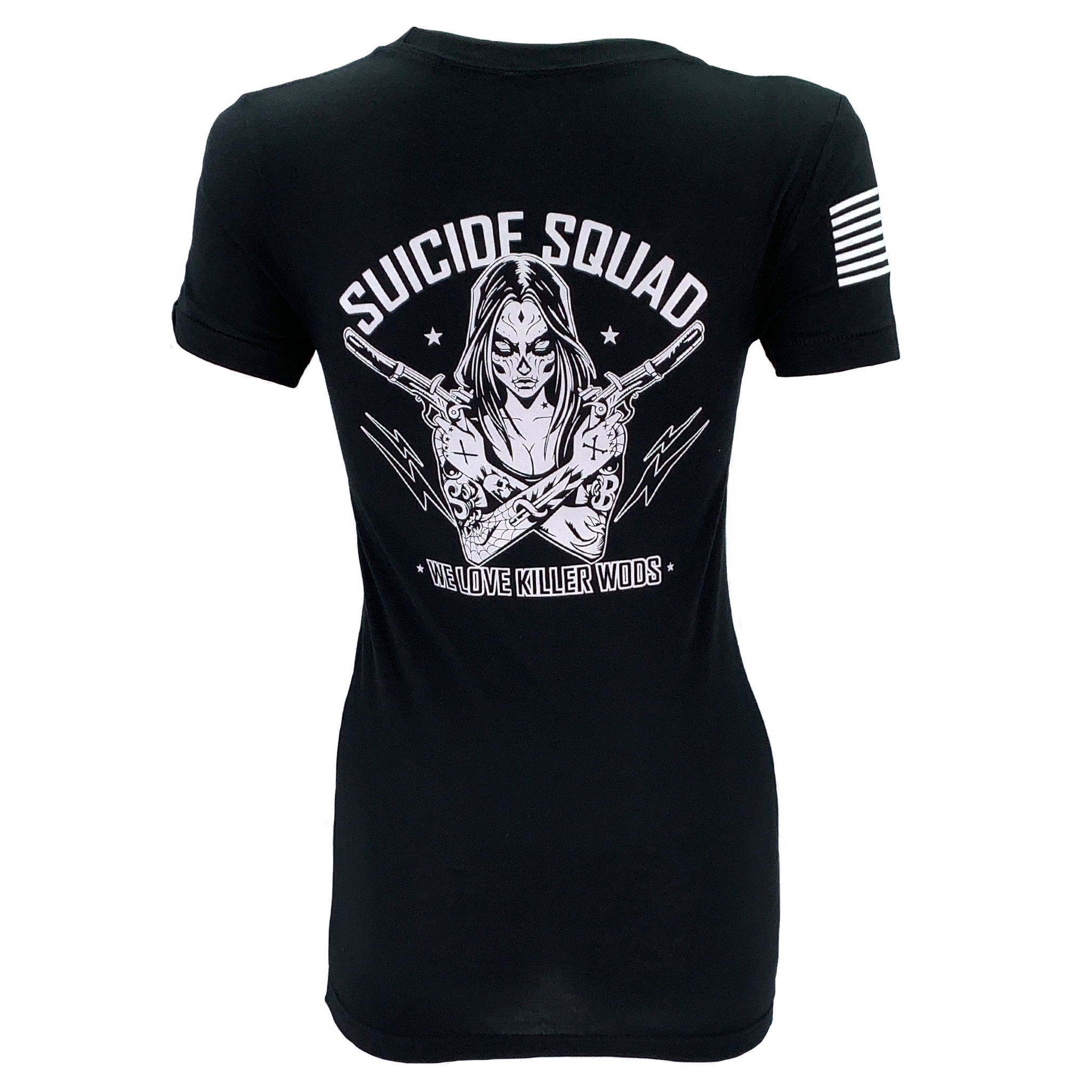 Women's T-Shirt - Suicide Squad - Black - Savage Barbell Apparel