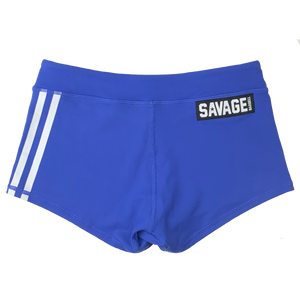 Viper Squad Booty Shorts - Royal Blue - Savage Barbell Apparel