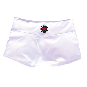 Booty Shorts - White - Savage Barbell Apparel
