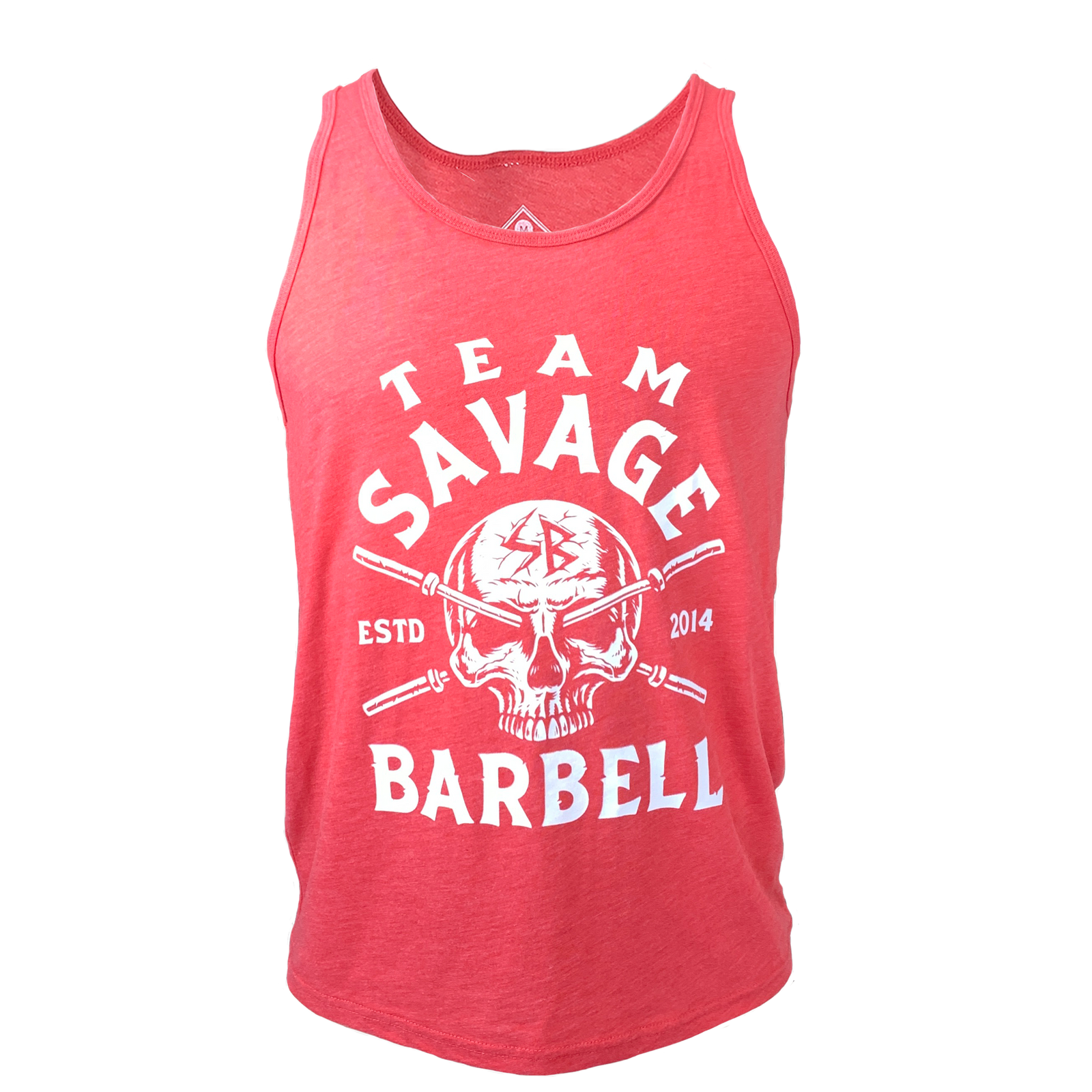 Men's Tank Top - Team Savage - Red - Savage Barbell Apparel